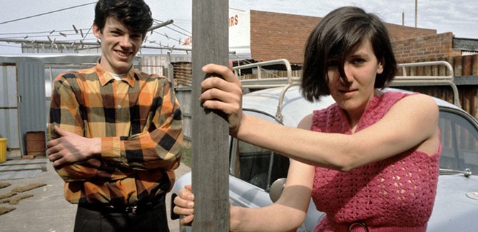 Robert ROONEY, Maria Kozic and Philip Brophy 1 1981 from the series Robert Rooney - Portrait Photographs 1978 – 1987, digital photographic print from the original 35mm slide, edition of 15, 20 x 30.5 cm. Image courtesy the artist and Tolarno Galleries, Melbourne. Beyond a Likeness: portraits from our community, Horsham Regional Art Gallery 21 Roberts Ave, Horsham (VIC), 6 May – 10 July 2016