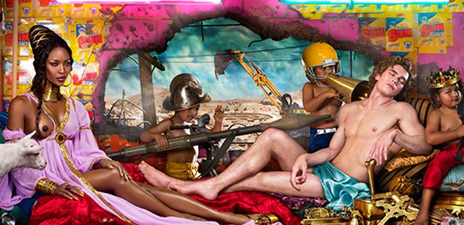 David LaChapelle, Rape of Africa, Los Angeles, 2009.